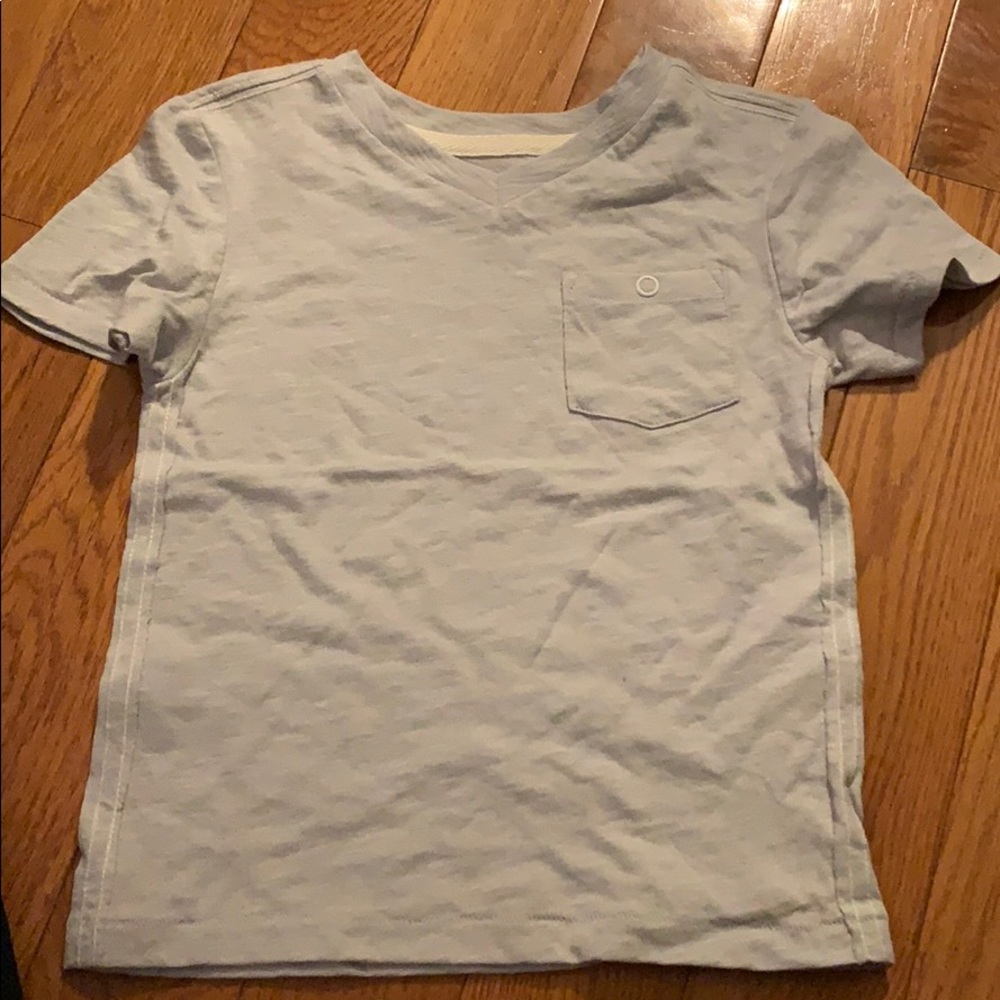 Little boys gray tee